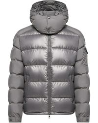 Moncler - Piumino Trapuntato Con Cappuccio - Lyst