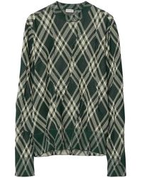 Burberry - Round-Neck Knitwear - Lyst