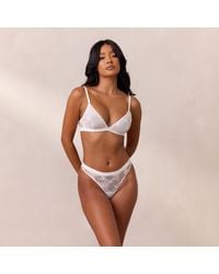 Lounge - Lace Triangle Bralette - Lyst
