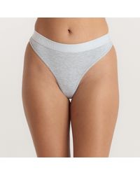 Lounge - Weicher Gerippter String - Lyst