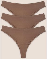 Lounge - Nahtlose Brazilians (3Er-Pack) - Lyst