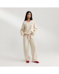 Lounge - V-Neck Pullover - Lyst