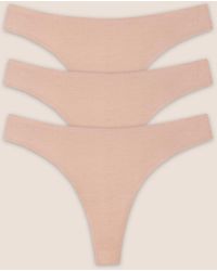 Lounge - Nahtlose Strings (3Er-Pack) - Lyst