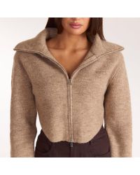 Lounge - Gestructureerd Gebreid Vest - Lyst