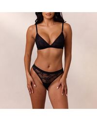 Lounge - Lace Triangle Bralette - Lyst
