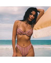 Lounge - Sunstripe Wired Bikini Top - Lyst
