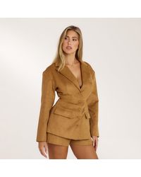 Lounge - Blazer En Daim - Lyst