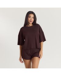 Lounge - Soft Waffle Pyjama Top - Lyst