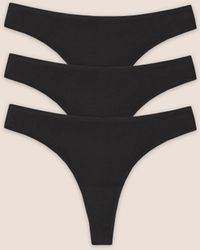 Lounge - Nahtlose Strings (3Er-Pack) - Lyst