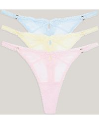 Lounge - Spitzenstrings (3Er-Pack) - Lyst