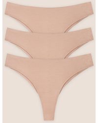 Lounge - Seamless Bonded Brazilian Slipjes (3-Pack) - Lyst