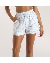 Lounge - Bloom & Stripe Pyjama Shorts - Lyst