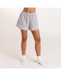 Lounge - Stripe Pyjama Shorts - Lyst