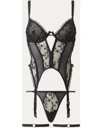 Lounge - Gia Intimates Basque (Set) - Lyst