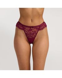 Lounge - Lace Trim String - Lyst