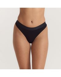 Lounge - Soft Ribbed String - Lyst