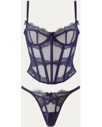 Lounge - Alessia Corset (Set) - Lyst