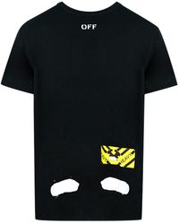 Off-White c/o Virgil Abloh Omaa002s171850131001 Black T-shirt for men