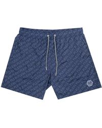 Philipp Plein Cupp13 M0152 Red Swim Shorts for Men Mens Clothing Beachwear Boardshorts and swim shorts Save 34% 