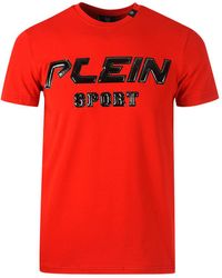 Philipp Plein Tips109it 52 Red T-shirt
