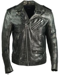 DIESEL Leather jackets for Men | Online Sale up to 85% off | Lyst