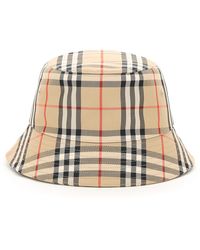 Burberry - Tartan Bucket Hat - Lyst