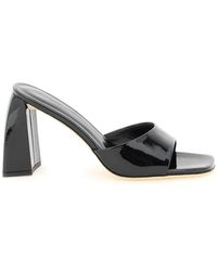 BY FAR Patent Leather 'michele' Mules - Black