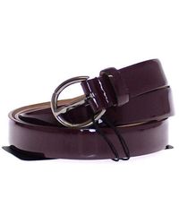 Purple S WOMEN FASHION Accessories Belt Purple discount 60% NoName Purple belt twisted with strass 