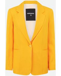 Patrizia Pepe - Blazer Giallo - Lyst