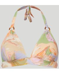 Love Stories - Bikinioberteil Mit Abstraktem Muster - Lyst