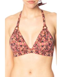Love Stories - Bikinioberteil Mit Blumenmuster - Lyst