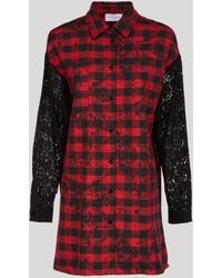 Gaelle - Abito Camicia A Quadri - Lyst