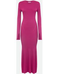 Patrizia Pepe - Orchidee Langes Kleid - Lyst