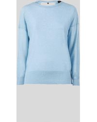 Liu Jo - Liu Jo Hellblauer Lurex-Pullover - Lyst