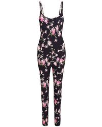 LoveShackFancy - Kemper Floral Sport Jumpsuit - Lyst