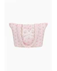 LoveShackFancy - Aja Quilted Cotton Tote Bag For - Lyst