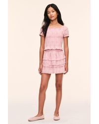 LoveShackFancy - Tween Winding Floral Fabielle Top For - Lyst