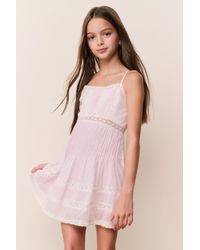 LoveShackFancy - Tween Havrea Cotton Mini Dress For - Lyst