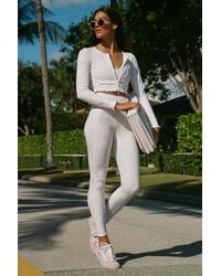 LoveShackFancy - Kimi Bow Print Legging For - Lyst