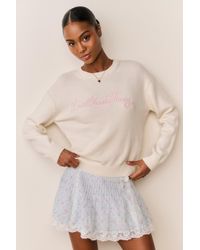 LoveShackFancy - Selman Embroidered Cotton Pullover For - Lyst