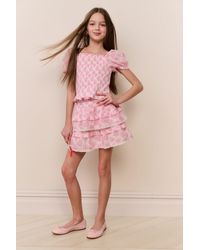 LoveShackFancy - Tween Fabielle Heart Print Top For - Lyst