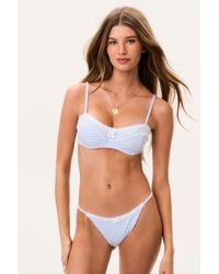 LoveShackFancy - Rosavie Gingham Bikini For - Lyst