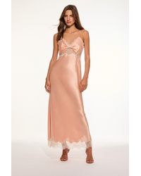 LoveShackFancy - Orianna Silk-Blend Maxi Slip Dress For - Lyst