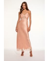 LoveShackFancy - Orianna Silk-Blend Maxi Slip Dress For - Lyst