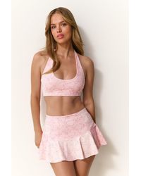 LoveShackFancy - Livetta Floral Bow Print Active Skirt For - Lyst