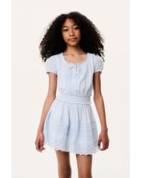 LoveShackFancy - Tween Mini Sani Skirt For - Lyst