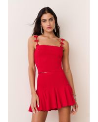 LoveShackFancy - Garrett Rib Pointelle Top For - Lyst