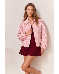LoveShackFancy - Quinlette Floral Quilted Jacket For - Lyst