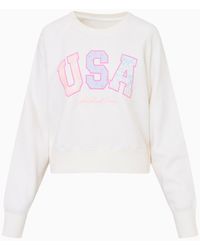 LoveShackFancy - Stellina Usa Pullover For - Lyst
