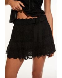 LoveShackFancy - Nerina Cotton Lace Mini Skirt For - Lyst